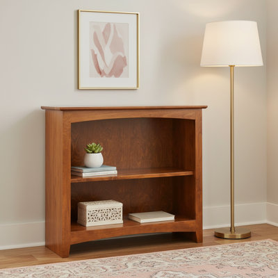 Malani 36" H Solid Wood Classic Bookcase