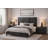 Geline Solid Wood Panel Bed-1674654866