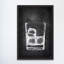 « verre culbuteur », reproduction de dessin encadrée-21969211