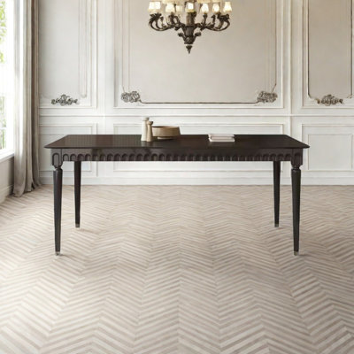 Tamisha Ash Solid Wood Dining Table