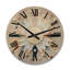 Horloge murale surdimensionnée en bois-1526712184