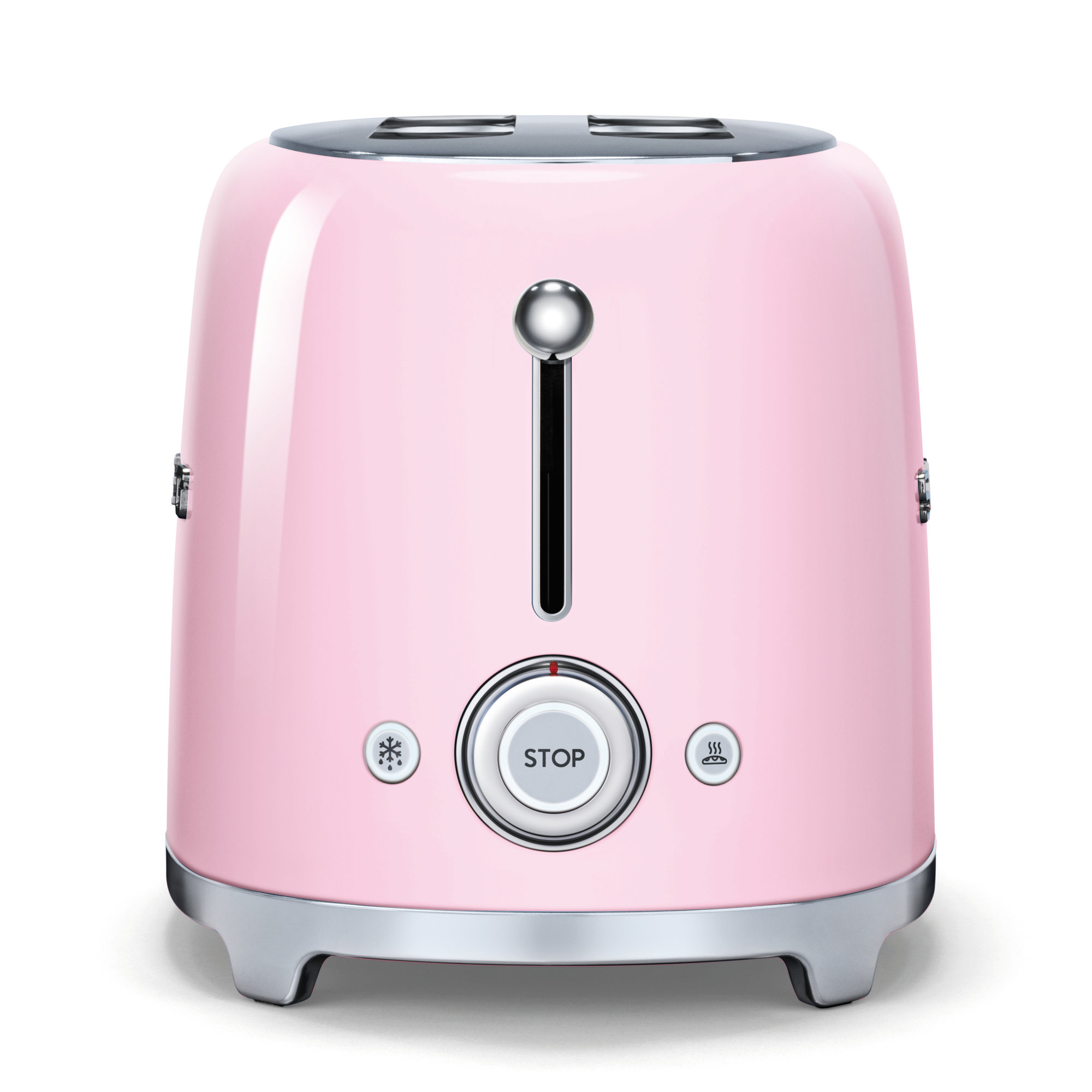 SMEG 50's Retro Style 2 Slice Toaster, Pink