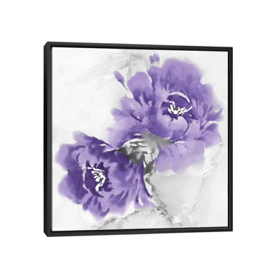 «Flower Bloom in Amethyst II», reproduction d'art sur toile