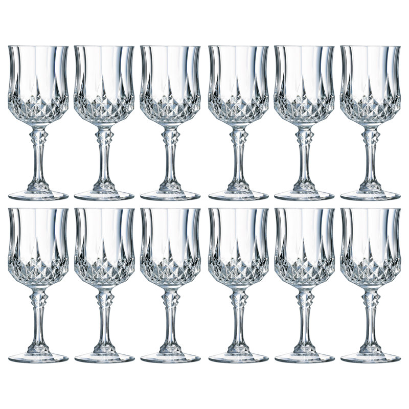 Longchamp 250ml Crystal Red Wine Glass, 12