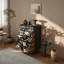Armoire de rangement à cinq tiroirs en bois de noyer