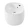 Ivy Glossy White Ceramic Square Wall Mount Bathroom Sink with Overflow
