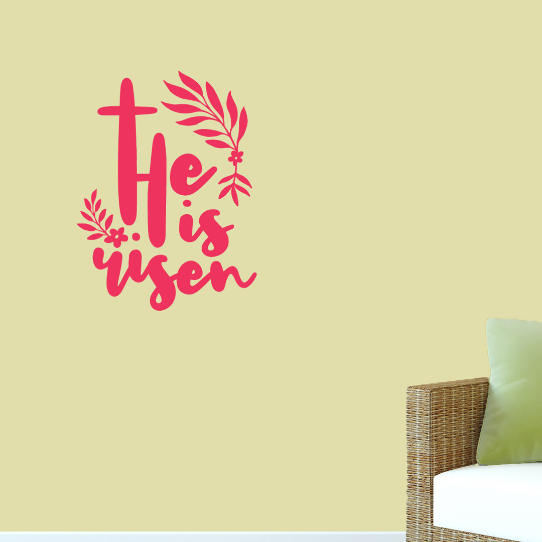 Text & Numbers Wall Decal Red Barrel Studio® 