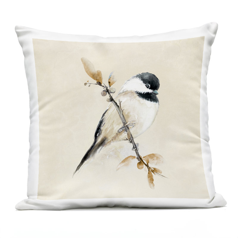 Coussin Mute, Mésange beige, Simple
