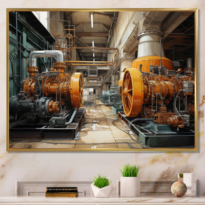 «Yellow Power Plants Powerful Energies» sur impression sur toile