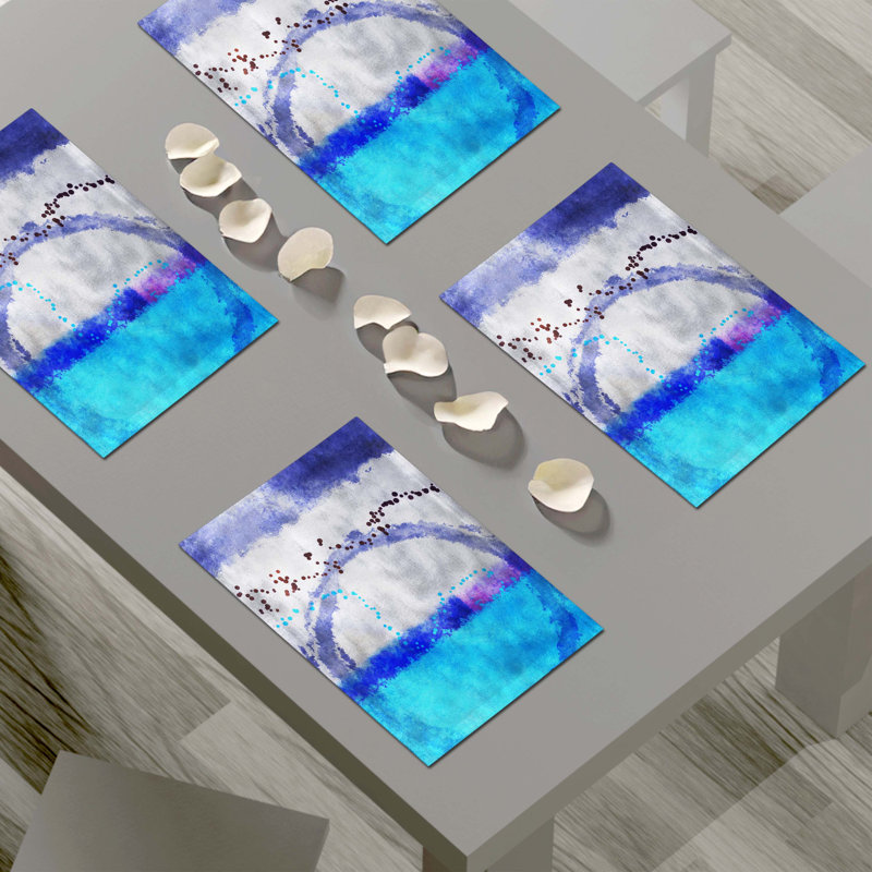 Napperon abstrait en polyester