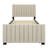 Twin-Sized Velvet-Upholstered Platform Bed With An Integrated Twin-Sized Trundle Bed-163587143