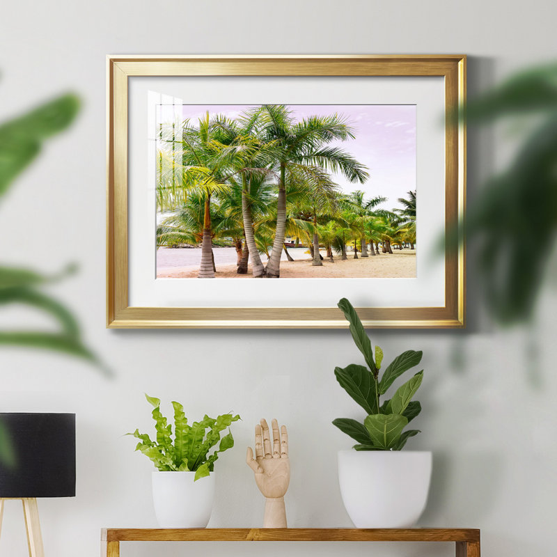 Summer Day - Photographie avec cadre photo, Or, H 22,5 po x l 30,5 po x P 1,5 po