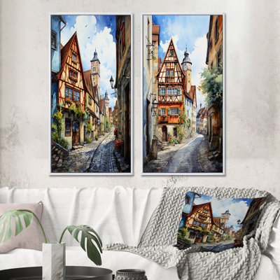 Allemagne Rothenburg Street I "Allemagne Rothenburg Street I" 2 - pièces sur
