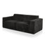 Causeuse modulaire en chenille de 81 po avec mousse haute densité Magness-966378814