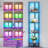 67" Floor Lamp with LED Lights, Touch & Remote Control, 3 Color Temperature, Dimmable Tall Corner Bookcase-422845793-411613846