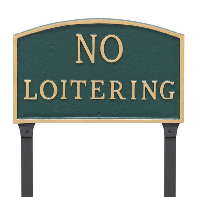 Weather Resistant Metal Garden Sign