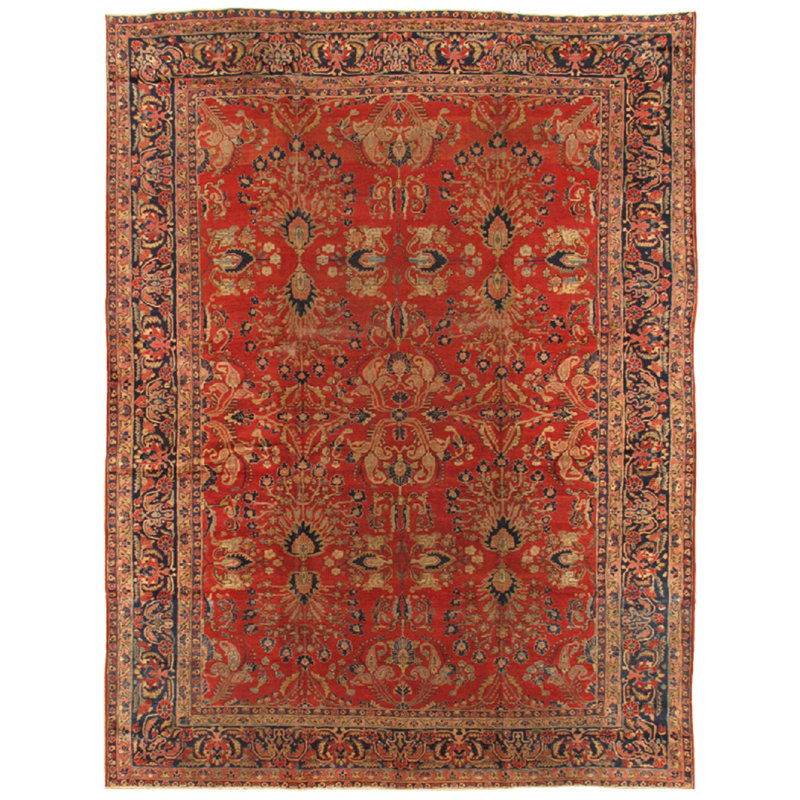 Antique One-of-a-Kind 8'10" X 11'5" Area Rug