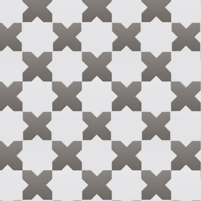 Porto Star+Cross 6.1 In. X 11.9 In. Porcelain Wall And Floor Tile (10.54 Sq. Ft. / Case)