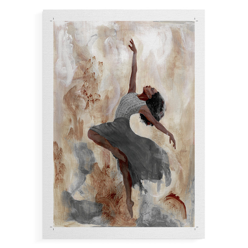 Beautiful Dancer I - Impression sur toile seulement - NON-CADRE, H 18 po x l 12 po