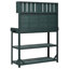 Banc de rempotage de patio rustique avec 4 tablettes et mécanisme de rangement de jardin de 65 po de hauteur