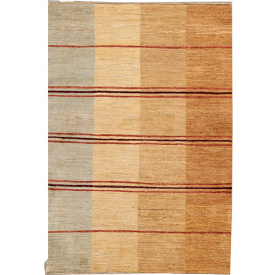 Wool Striped Area Rug