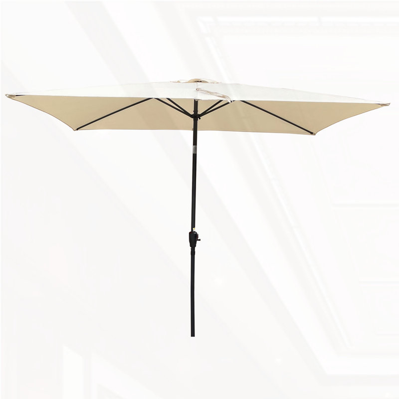 Parasol d'extérieur imperméable 6 x 9 pi, Tanné