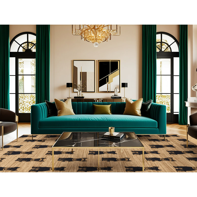  Tapis lavable Norfolk Terrier, Tapis de couloir 2 pi x 4 pi