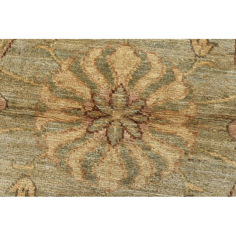 Tapis unique bleu de 10 pi 1 po