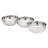 Hammered Trio Connecting Nut Bowls