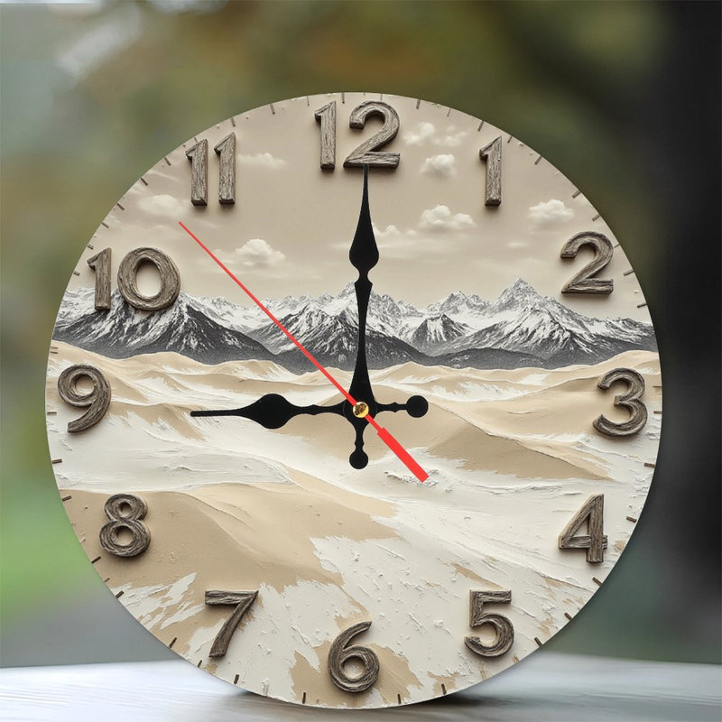Horloge murale Mountain Desert