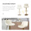 Tabouret pivotant rembourré Garnich-2068796545