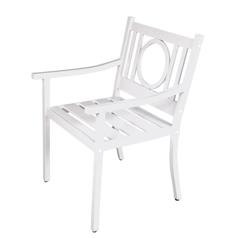 Chaise avec accoudoirs 24 po