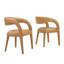 Vegan Leather Arm Chair Dining Chair-91110954
