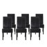Chaises d'appoint rembourrées en similicuir Danielle