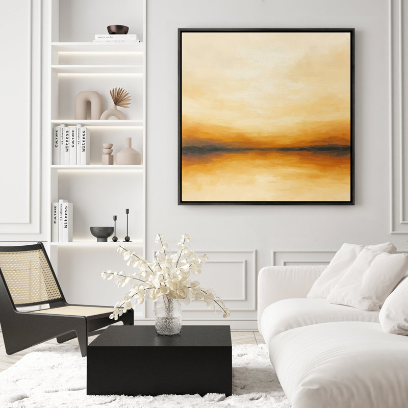 Art mural encadré, rétro, antique et classique pour chambre à coucher - 16 po x 16 po, H 16 po x l 16 po, Noir