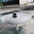 White High Gloss End Table