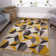Kotka Machine Woven Ochre/Grey/Beige Indoor Rug