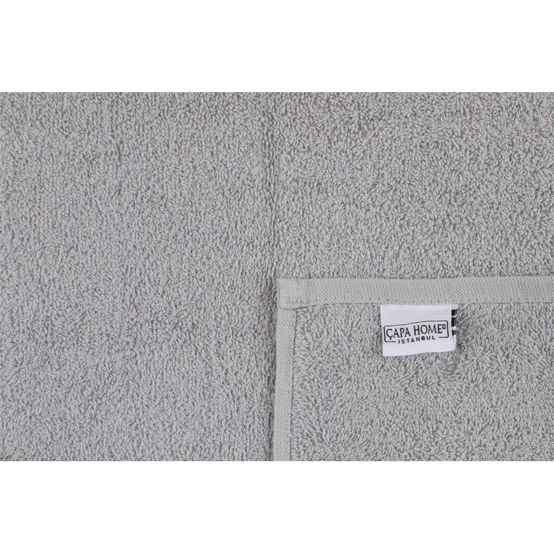 Ensemble de serviettes 100% coton 2 pièces Ruzgar, Gris