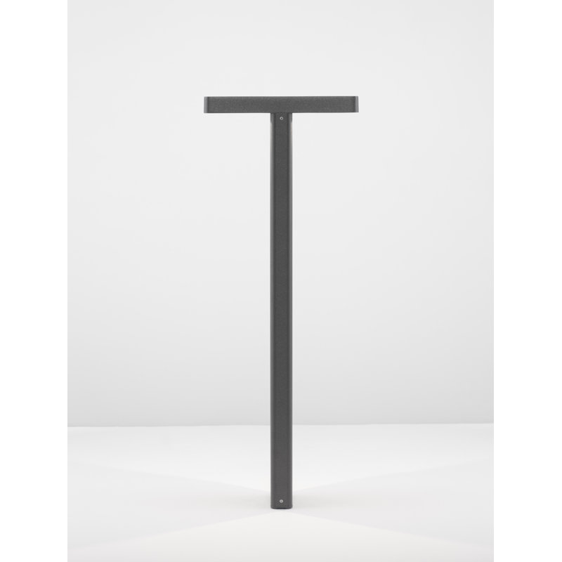 Black Integrated LED Metal Bollard Light