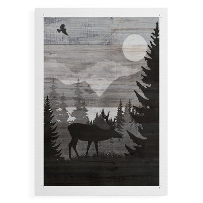 Élan du paysage canadien - impression sur toile seulement - non encadrée