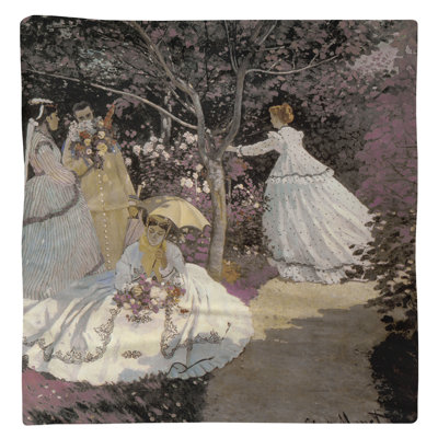 Claude Monet Cotton Floral Square Napkin