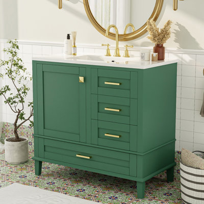 Meuble-lavabo simple 36 po