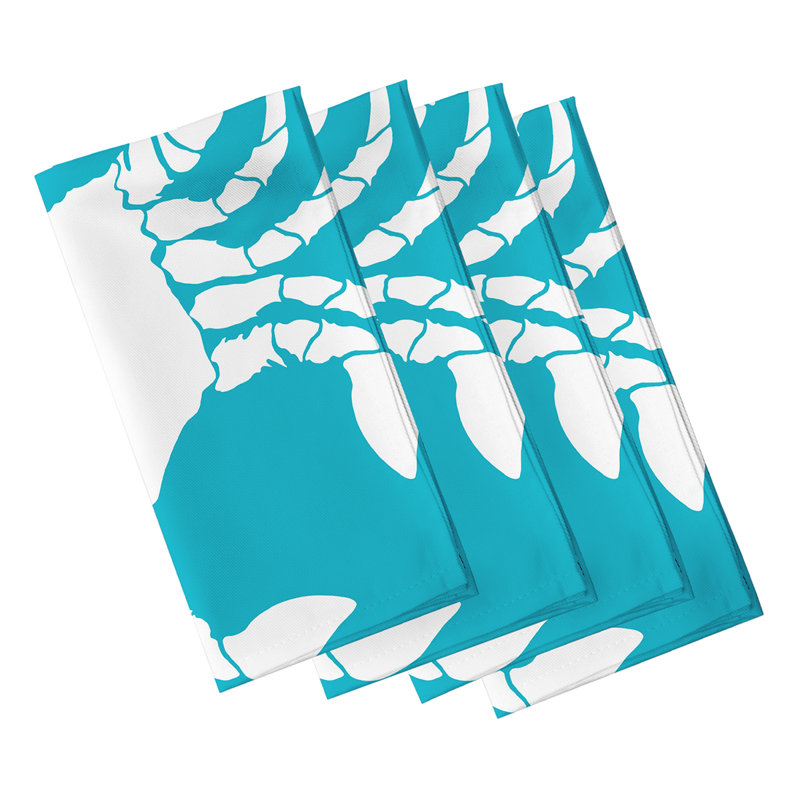 Ensemble de serviettes 4 pièces Marshallton, Turquoise