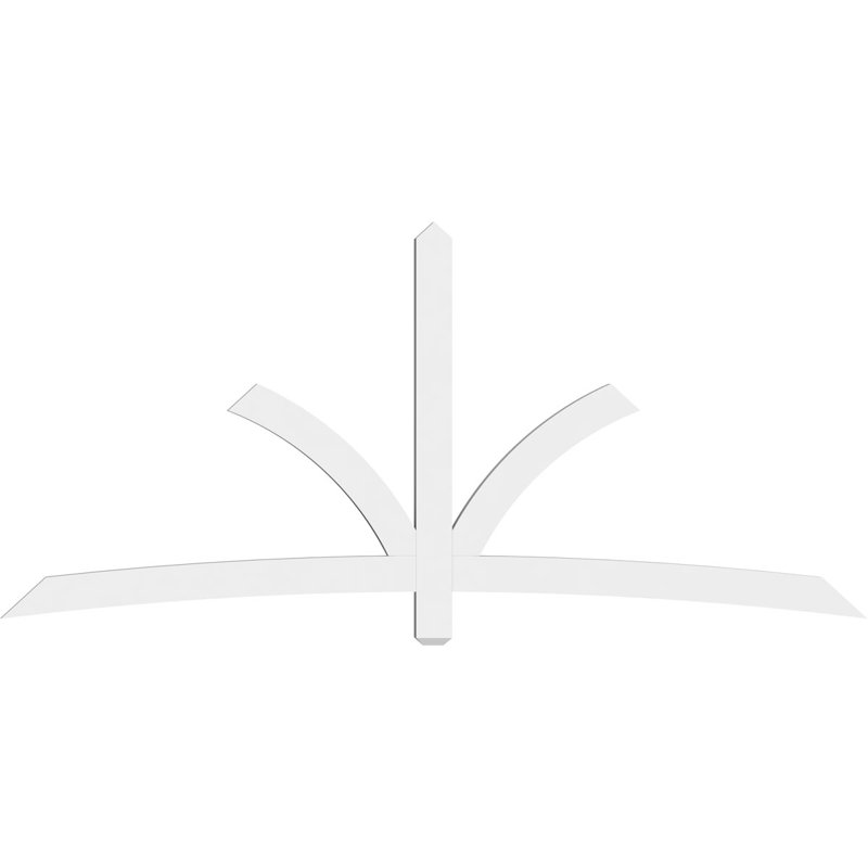 Support pour pignon Davenport, H 44 po x l 96 po (pas: 11/12), P 2 po x F 4 po, PVC