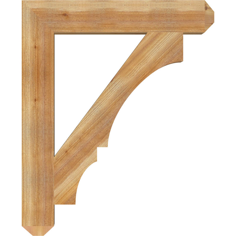 Support pour scie rugueuse de l'Ouest rouge l 6 po x P 36 po x H 44 po, Cèdre rouge de l'Ouest brut