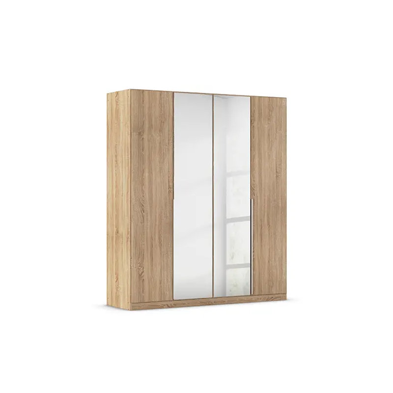 Alabama 2 Door Wardrobe, Sonoma Oak, 210cm H x 91cm W x 54cm D, Basic
