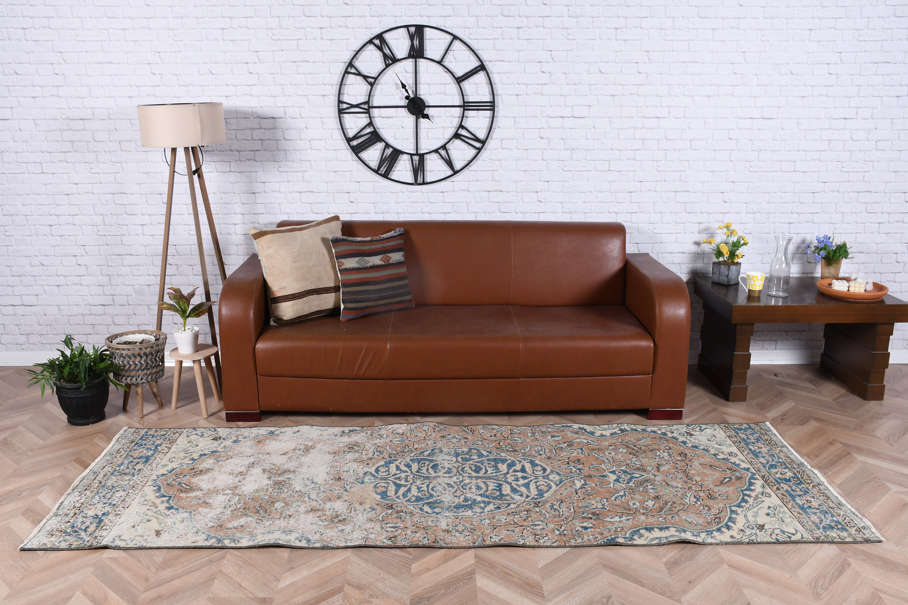 Bungalow Rose Handmade Traditional Turkish Rug Runner With Ethnic Wool ...