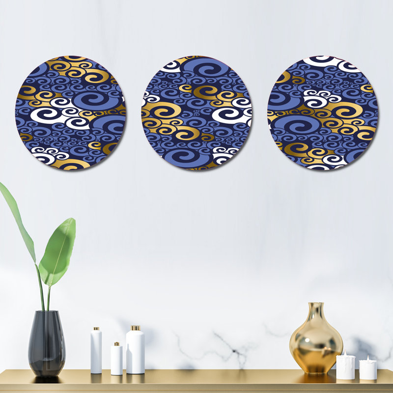 Ensemble de 3 décorations murales