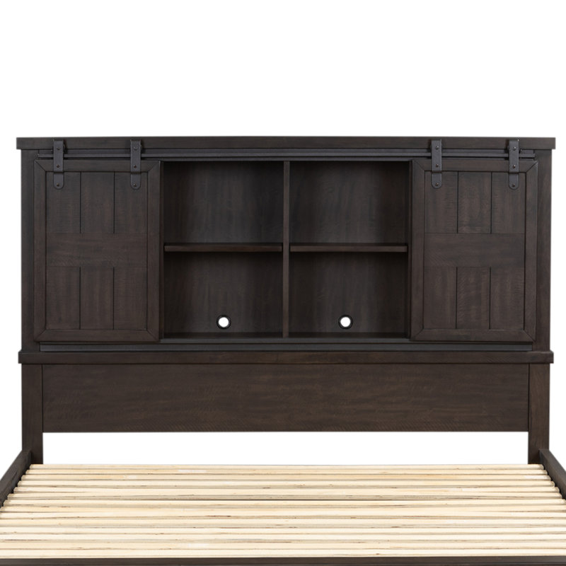 Hinnar Bookcase Bed, Queen
