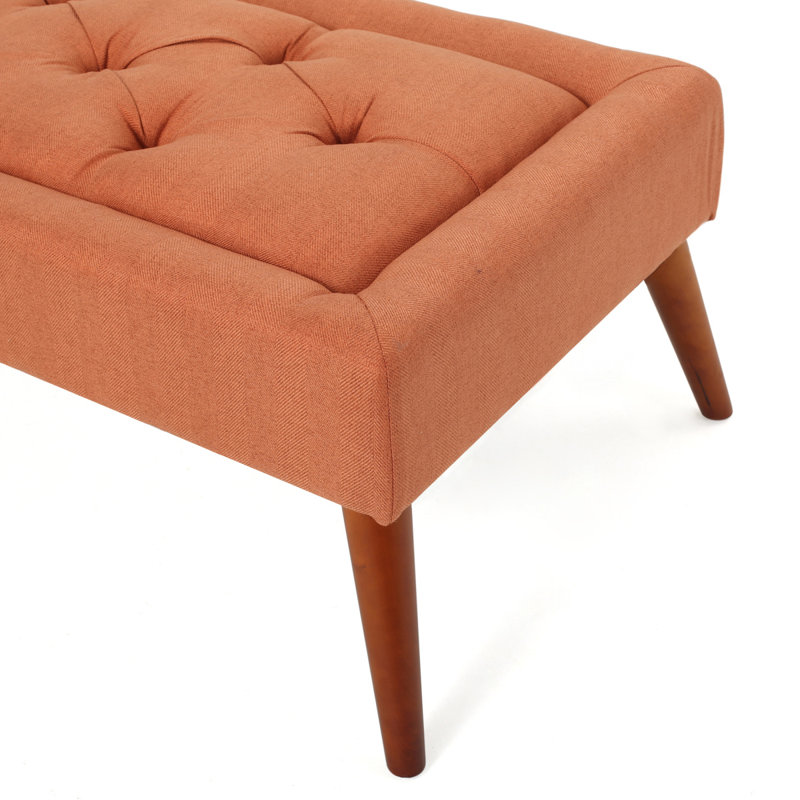 Banc de repose-pieds avec repose-pieds pour la fin du lit, repose-pieds capitonné pour le salon et la salle à manger du vestibule